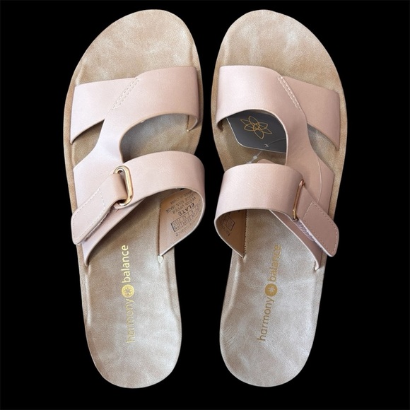 Harmony Balance Sandals | NWT | Women’s Size 10 | Blush Pink | Adjustable Buckle - Picture 1 of 5
